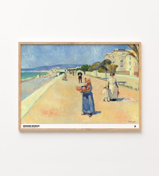 Edvard Munch - Morgen på Promenade des Anglais (1891)