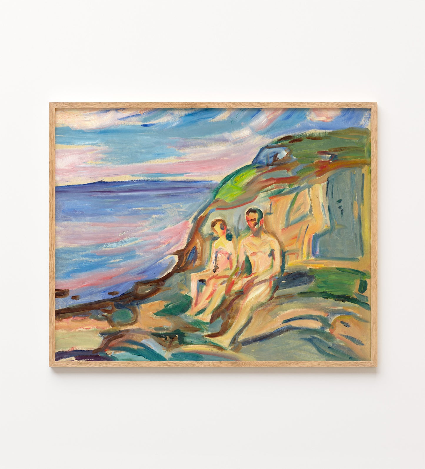 Edvard Munch - Solbadere på svaberg (1915)