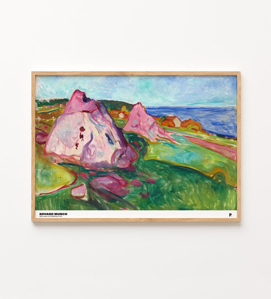 Edvard Munch - Røde knauser ved Åsgårdstrand (1904)