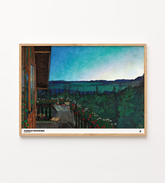Harald Sohlberg - Sommernatt, 1899