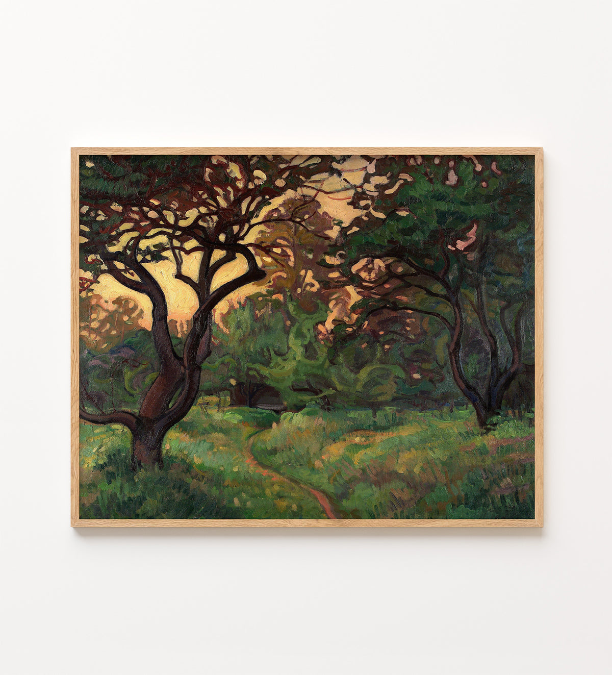 Nikolai Triik - Old Garden, 1917