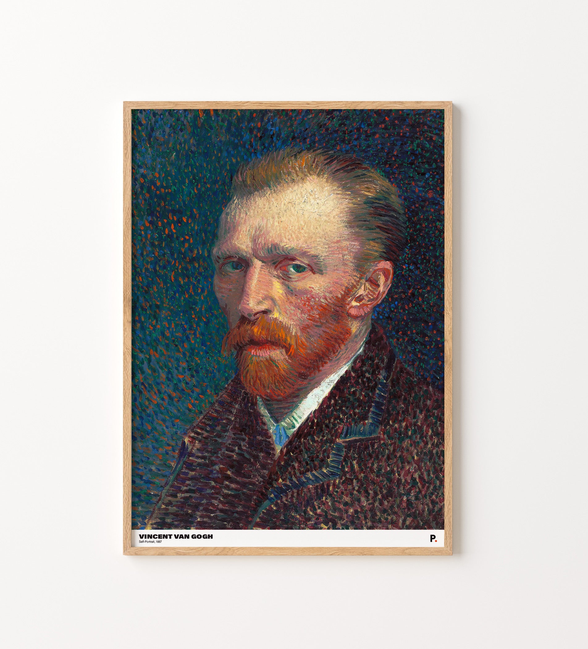 Oil on canvas painting by the famous Dutch artist Vincent Van Gogh (30th  March 1853 - 29th July 1890), work titled Self portrait. Completed in 1887.  - SuperStock, image size:1904x2100