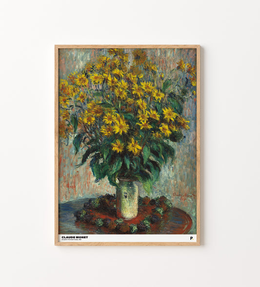 Claude Monet - Jerusalem Artichoke Flowers (1880)