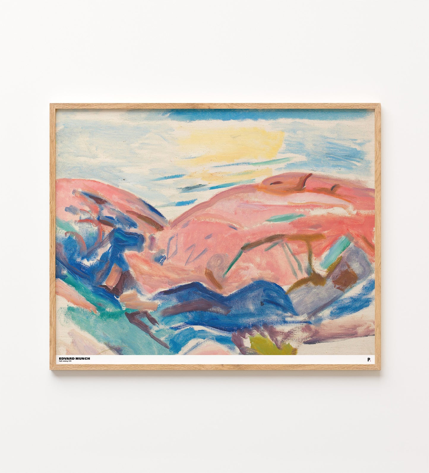 Edvard Munch - Rødt svaberg  (1915)