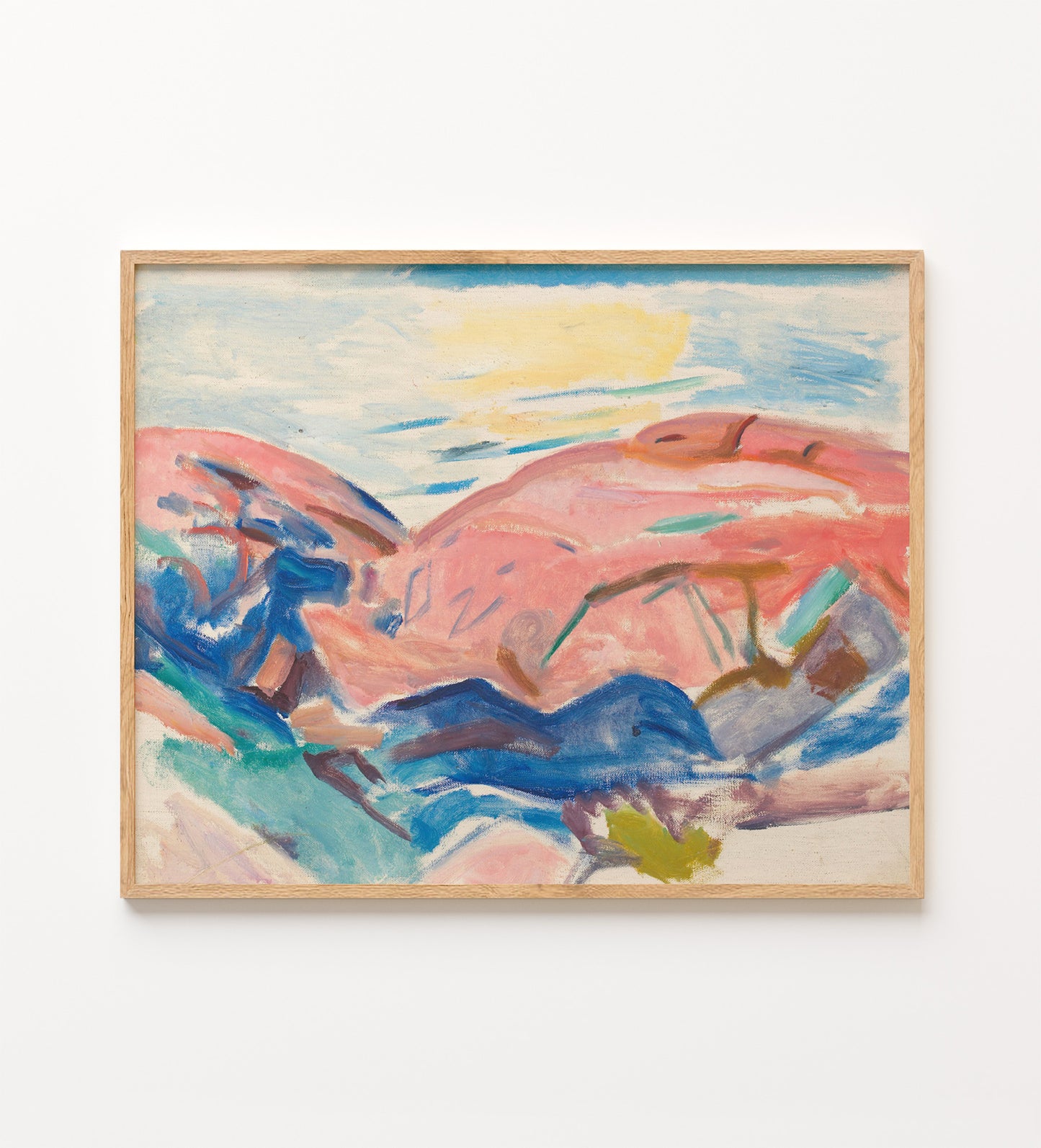 Edvard Munch - Rødt svaberg  (1915)