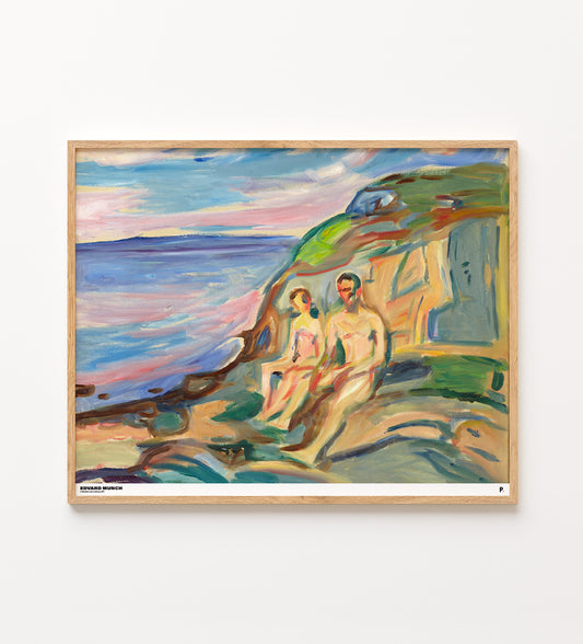 Edvard Munch - Solbadere på svaberg (1915)