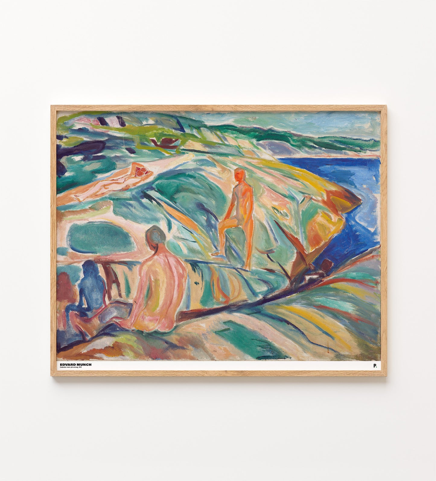 Edvard Munch - Badende menn på svaberg (1915)
