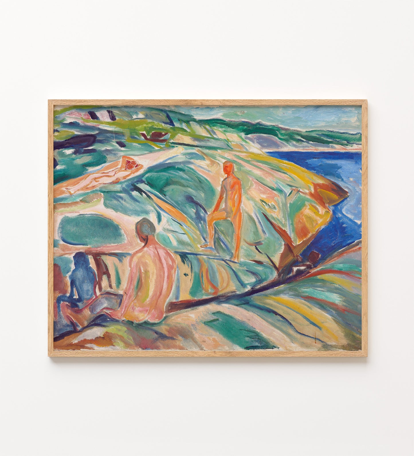 Edvard Munch - Badende menn på svaberg (1915)