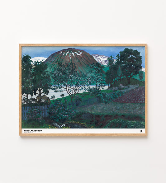 Nikolai Astrup - Juninatt i hagen