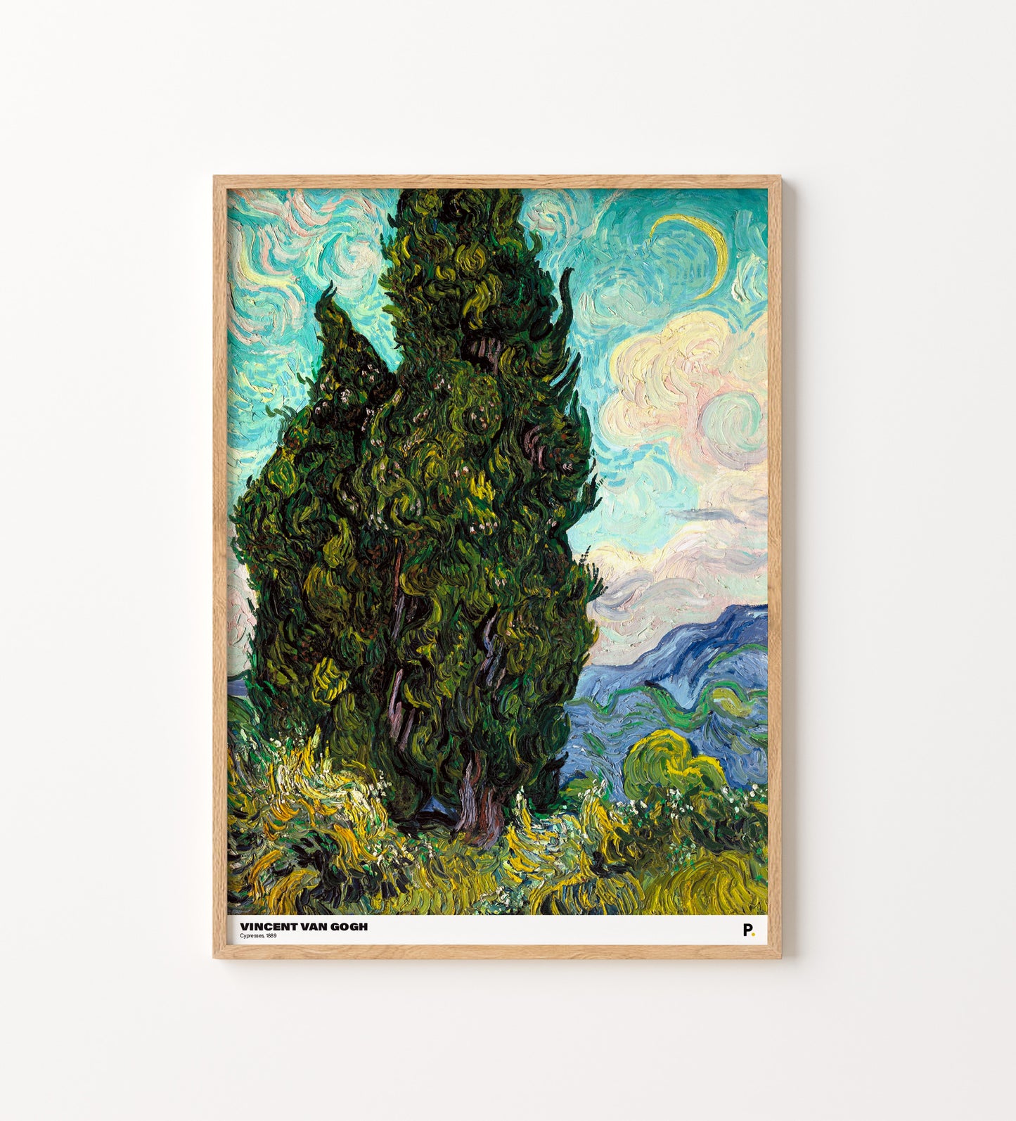 Vincent van Gogh - Cypresses (1889)