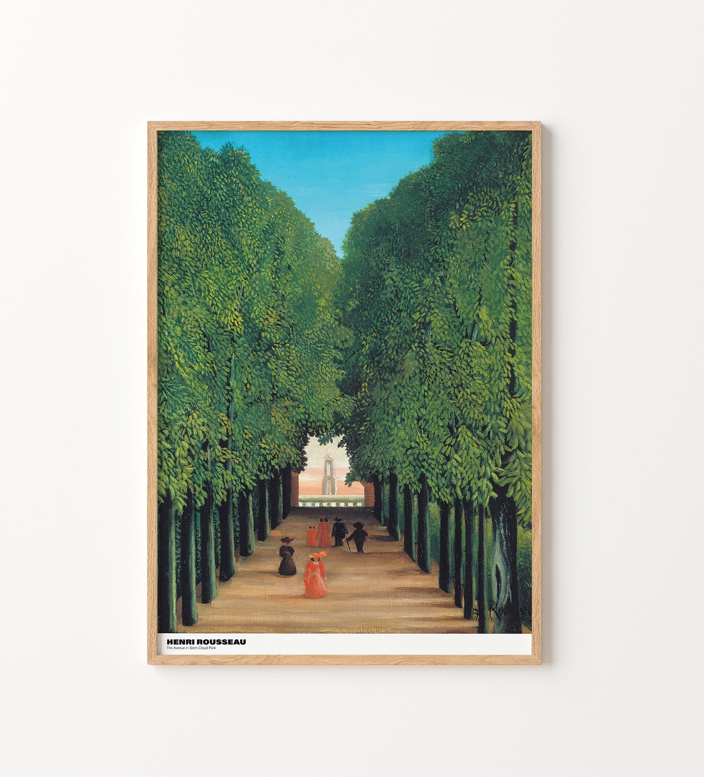 Henri Rousseau - The Avenue in Saint-Cloud Park
