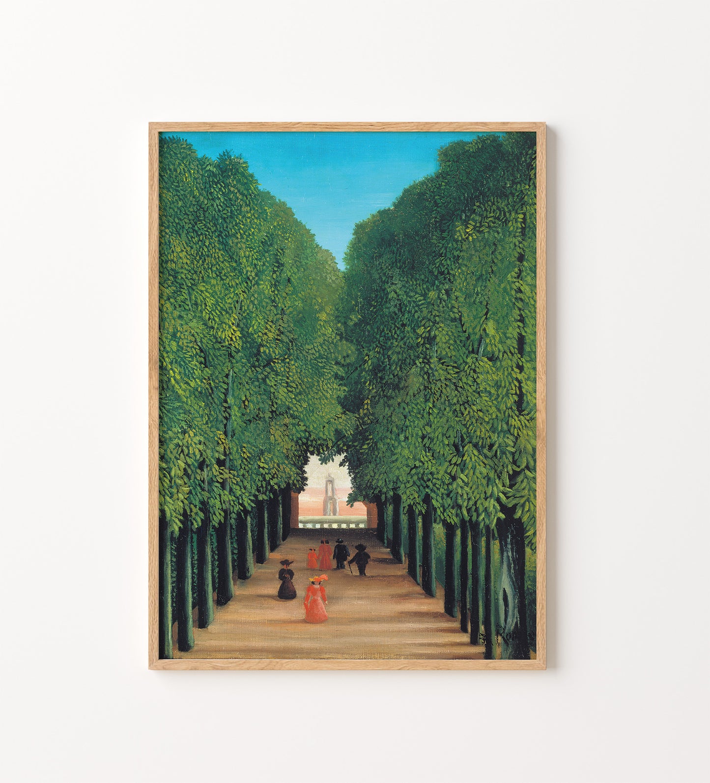 Henri Rousseau - The Avenue in Saint-Cloud Park