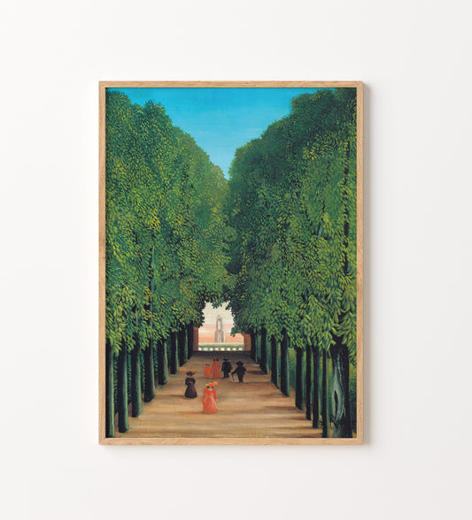 Henri Rousseau - The Avenue in Saint-Cloud Park