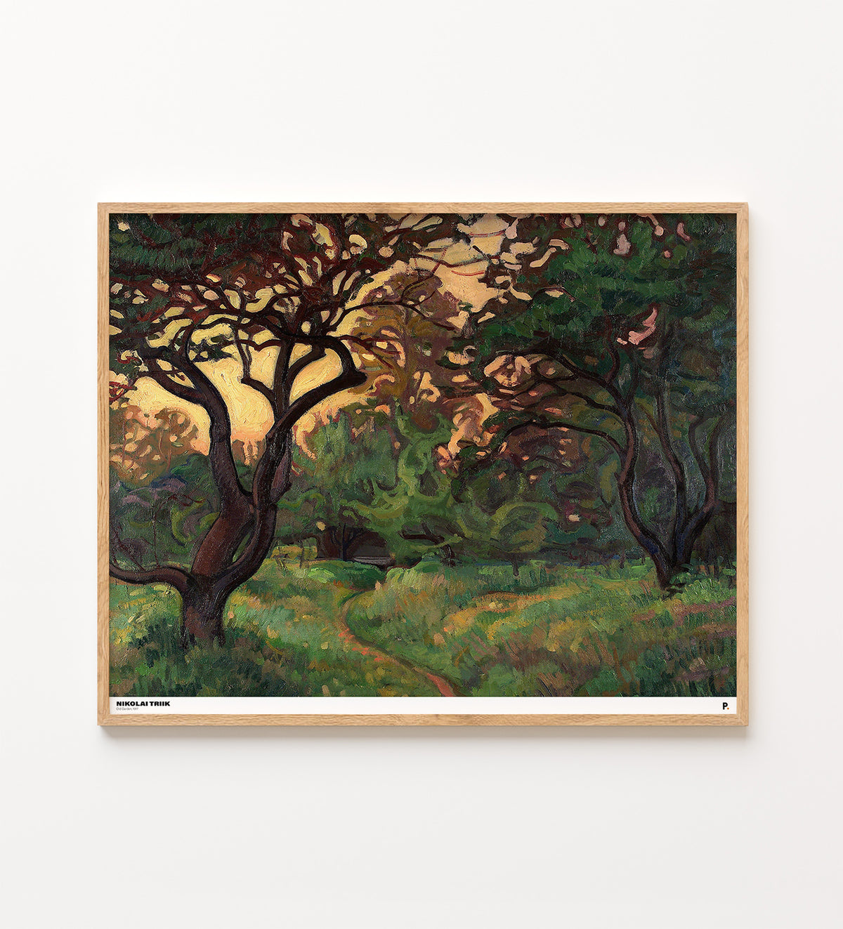 Nikolai Triik - Old Garden, 1917